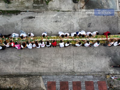 San Antonio de Padua feast features longest boodle fight 