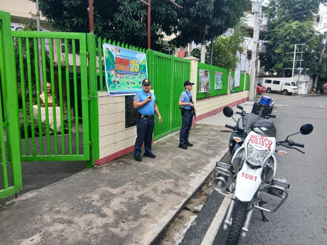PNP ramps up security for June school opening