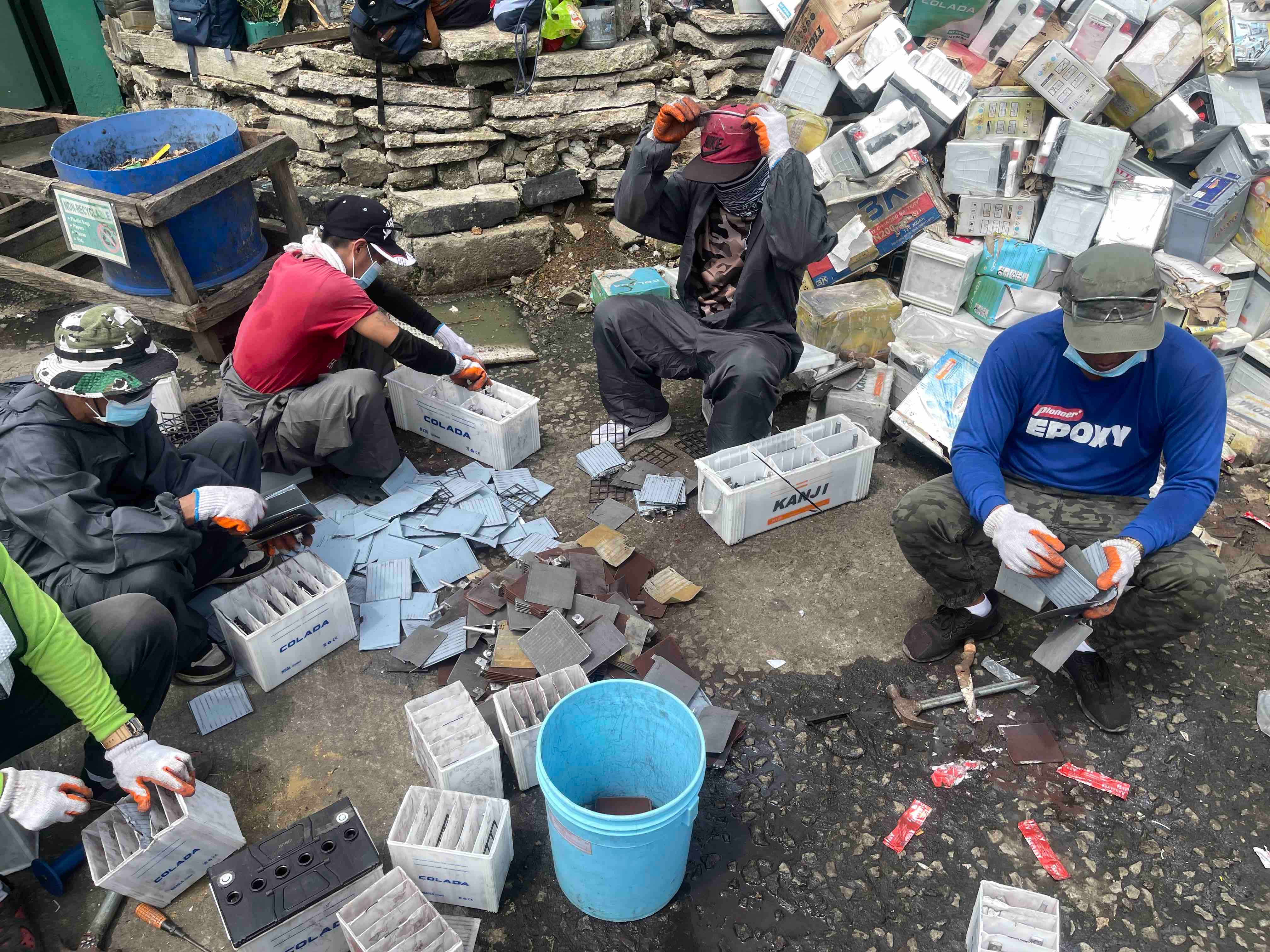 P110M worth of counterfeit vehicle batteries destroyed