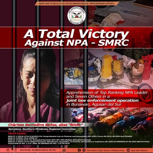 Army captures top NPA Leader in Agusan del Sur