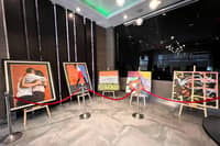 DESPITE their different paths, both artists converge on canvas to explore identity, emotion, and the human experience.