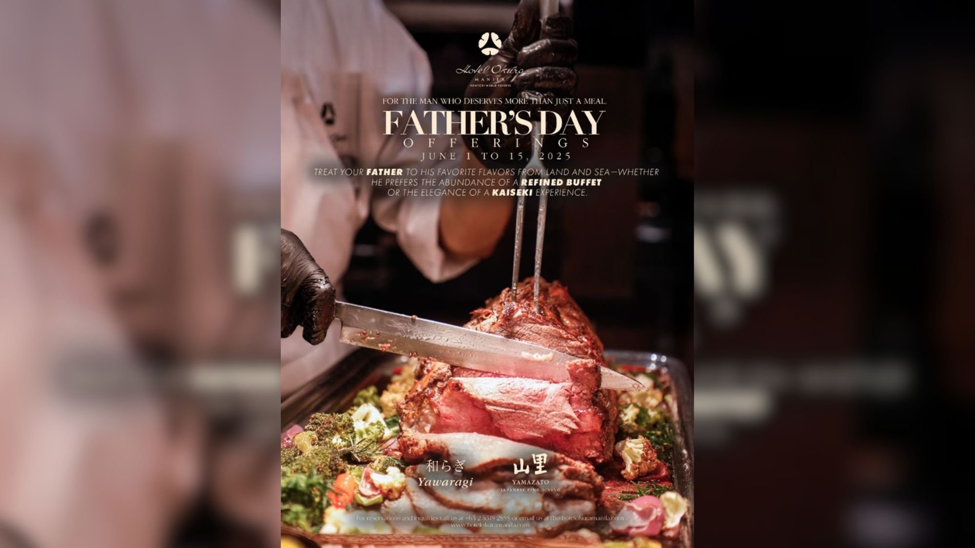 Hotel Okura Manila presents Father's Day offerings