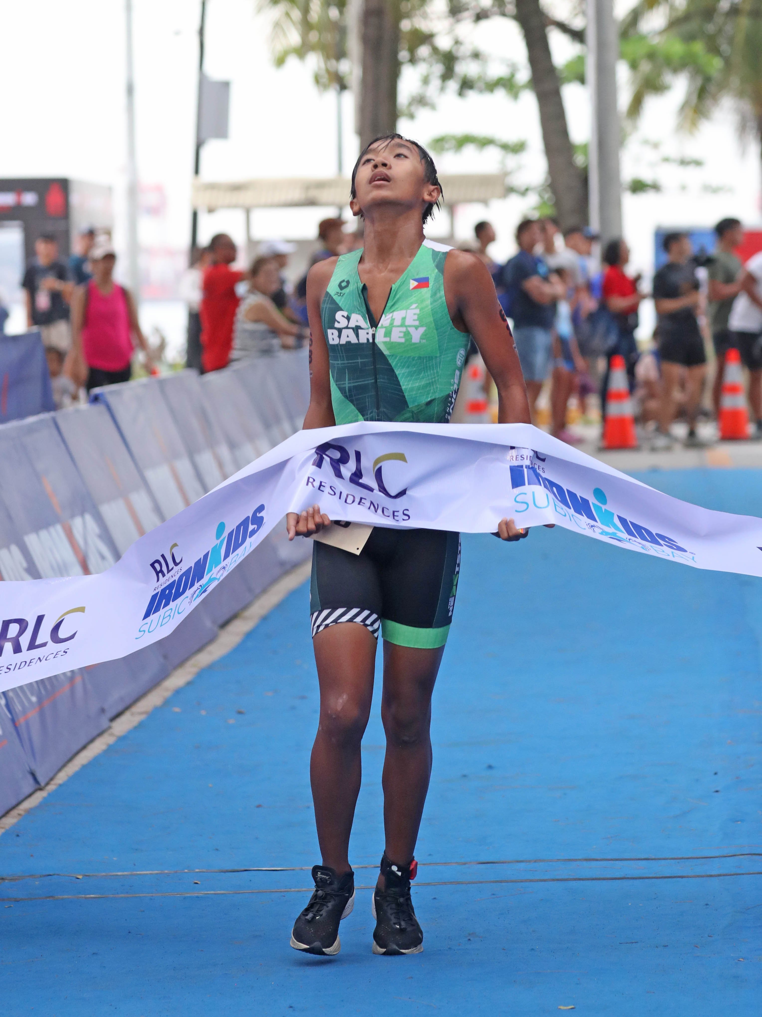 Mora, Bouffaut storm into IRONKIDS Subic titles