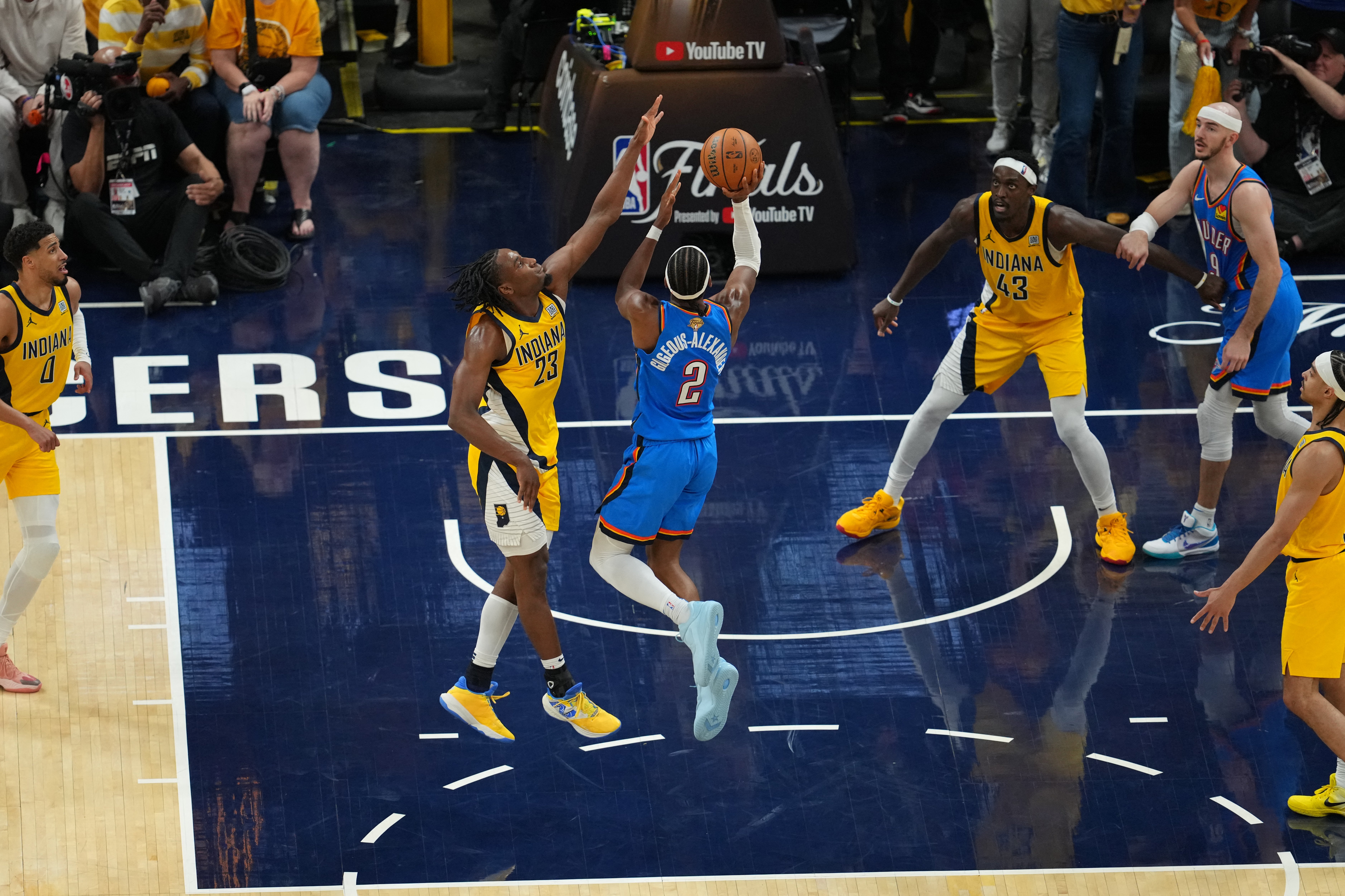 Thunder rally to beat Pacers, level NBA Finals at 2-2
