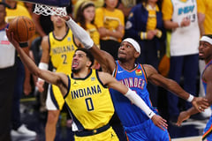 Thunder rally past Pacers to tie NBA Finals