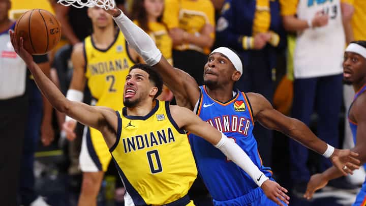 Thunder rally past Pacers to tie NBA Finals
