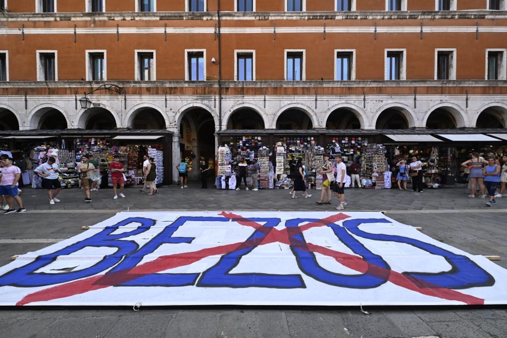 Locals bitter over Jeff Bezos's upcoming Venice wedding
