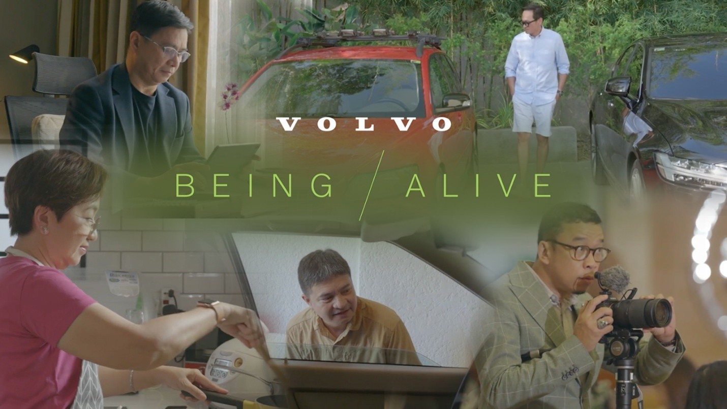 VOLVO’s Being Alive series highlights everyday Filipinos whose stories of purpose and passion are intertwined with the cars that keep them moving safely.