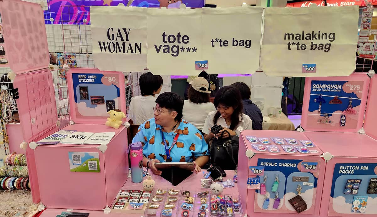 Funny tote bags and other items by Eunickorn.