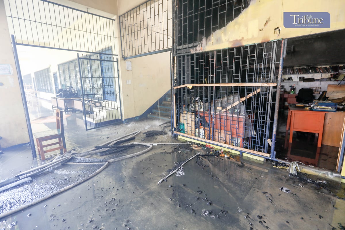 Aftermath of the fire at Dao Building, San Francisco High School (formerly Don Mariano Marcos High School) in Barangay Ramon Magsaysay, Quezon City, which broke out at 11:03 a.m. The situation was raised to a second alarm by 11:07 a.m.

The Philippine Red Cross dispatched ambulance unit 2035 with five personnel. Monitoring is ongoing.