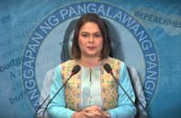 (FILE) BUDGET slashed, but not the service — Vice President Sara Duterte says the OVP stayed in motion despite a P1.4-billion cut, crediting over 1,000 partners for keeping programs running during the 2025 Pasidungog awards in Davao.