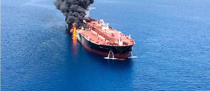Oil tankers collide off UAE, 24 crew saved