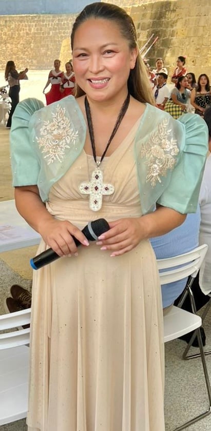 Valerie Badilla, co-founder of Artemis Intelligence (AI company in Cyprus) and chairwoman of ENFID European Network of Filipino Diaspora Cyprus chapter.