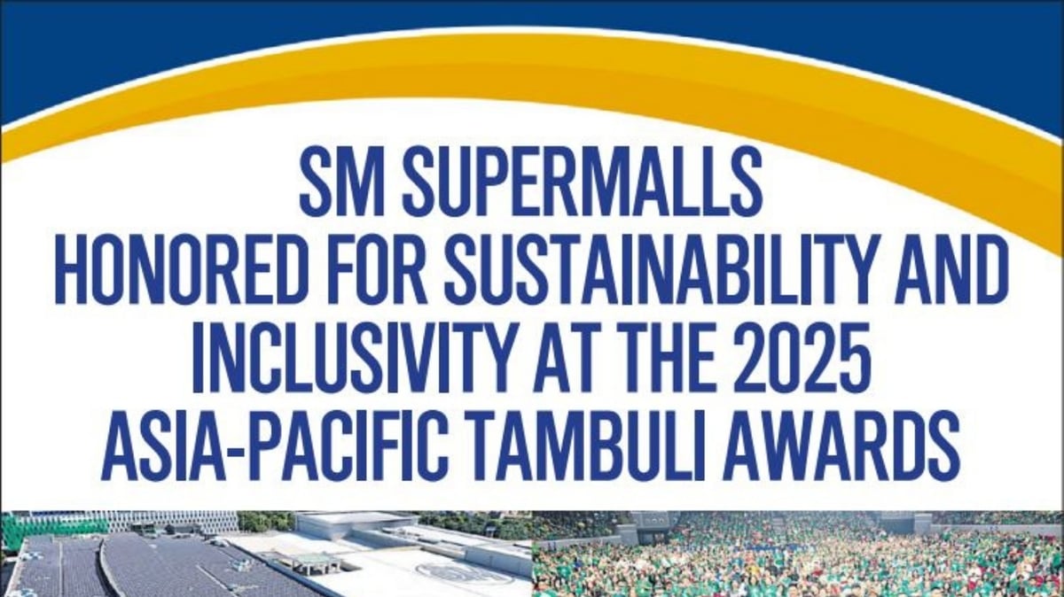 SM SUPERMALLS HONORED FOR SUSTAINABILITY AND INCLUSIVITY AT THE 2025 ASIA-PACIFIC TAMBULI AWARDS