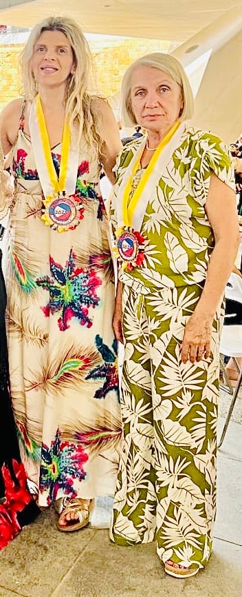Dr. Andri Andronikou, director of SPAVO, and Skevi Koukouma, former member of Parliament and chairperson of the House Standing Committee on Refugees, Enclaved, Missing and Adversely Affected Persons.