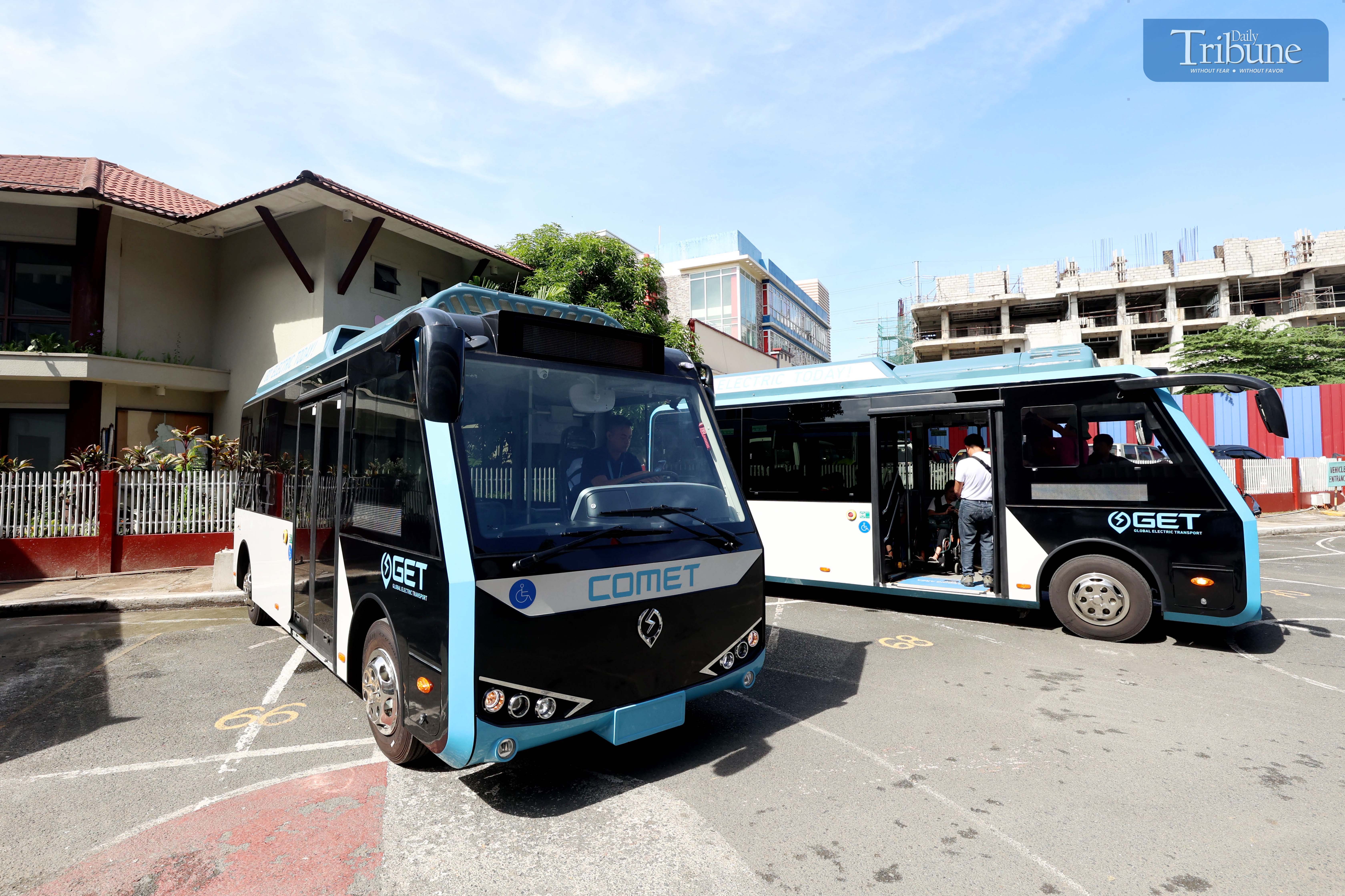 DSWD rolls out electric buses for PWD