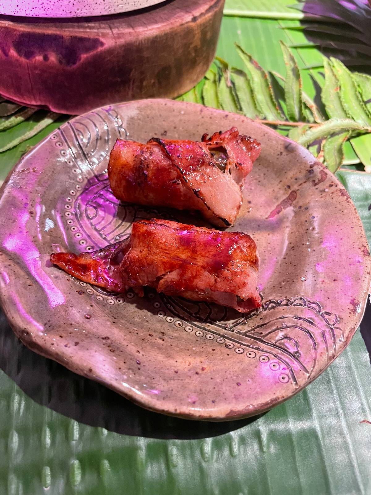 Baconsilog bite.
