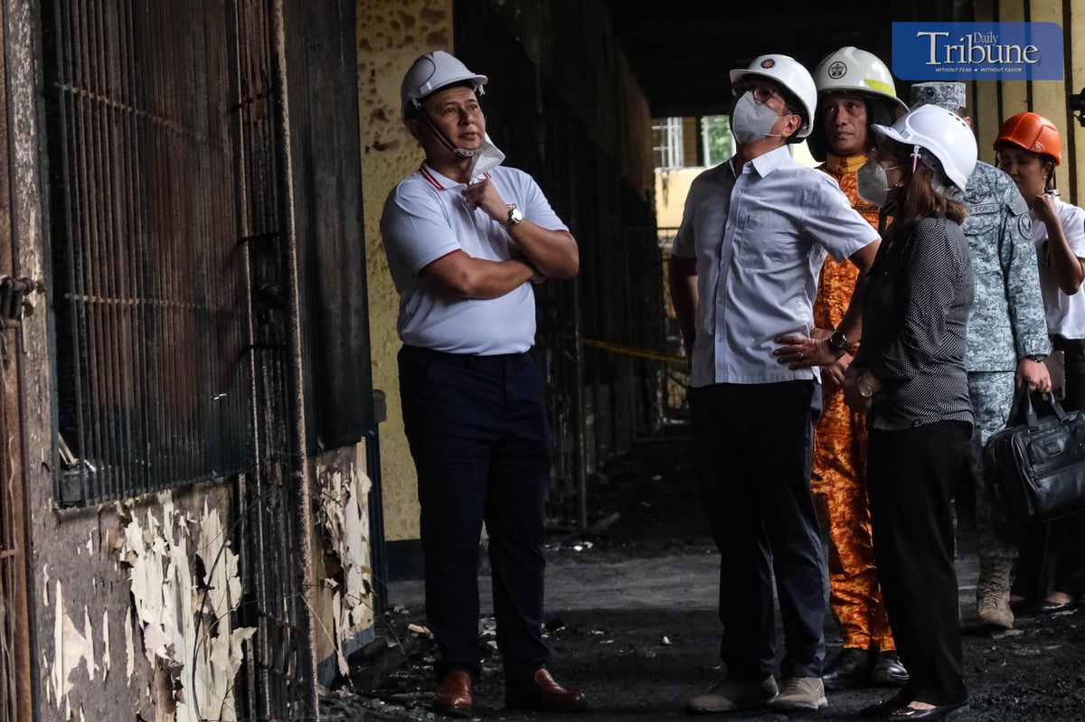 President Ferdinand Marcos Jr. visits San Francisco High School in Quezon City on 18 June 2025, offering support and solidarity days after a fire displaced over 700 students.