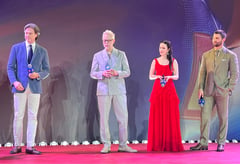 ‘Superman’ lead actors, director in Manila ahead of movie premiere
