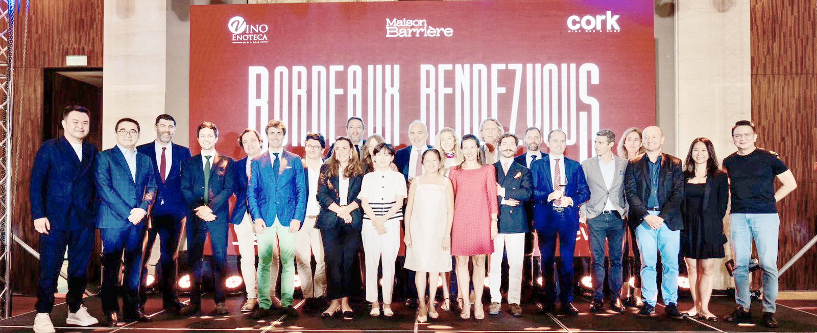 VIP guests came to celebrate Bordeaux wines at Cork, Makati.