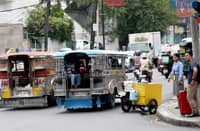 (JUNE 20, 2025) Public transport jeepney was seen unload passengers along Kamias in Quezon City, on Friday June 20 2025, according to the Land Transportation Franchising and Regulatory Board (LTFRB) A P1 flat rate increase across the board in jeepney fares could be implemented in the first week of July in response to the continued rise in fuel prices. Photo/Analy Labor