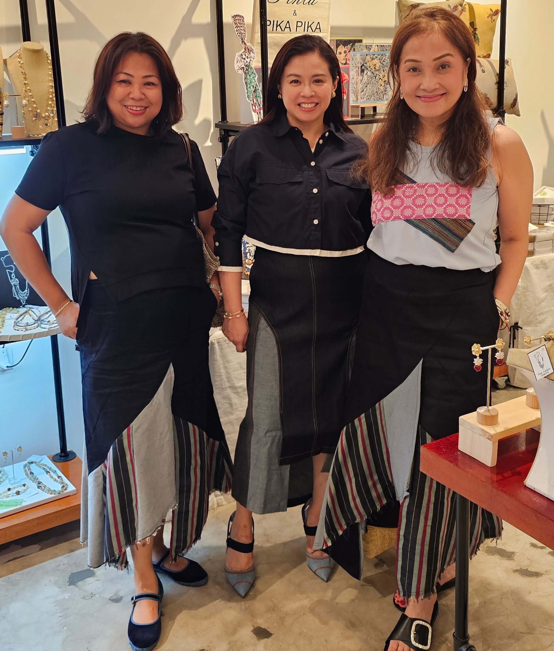 Richelle Filipina, Gin Concepcion and Barbs Ortanez