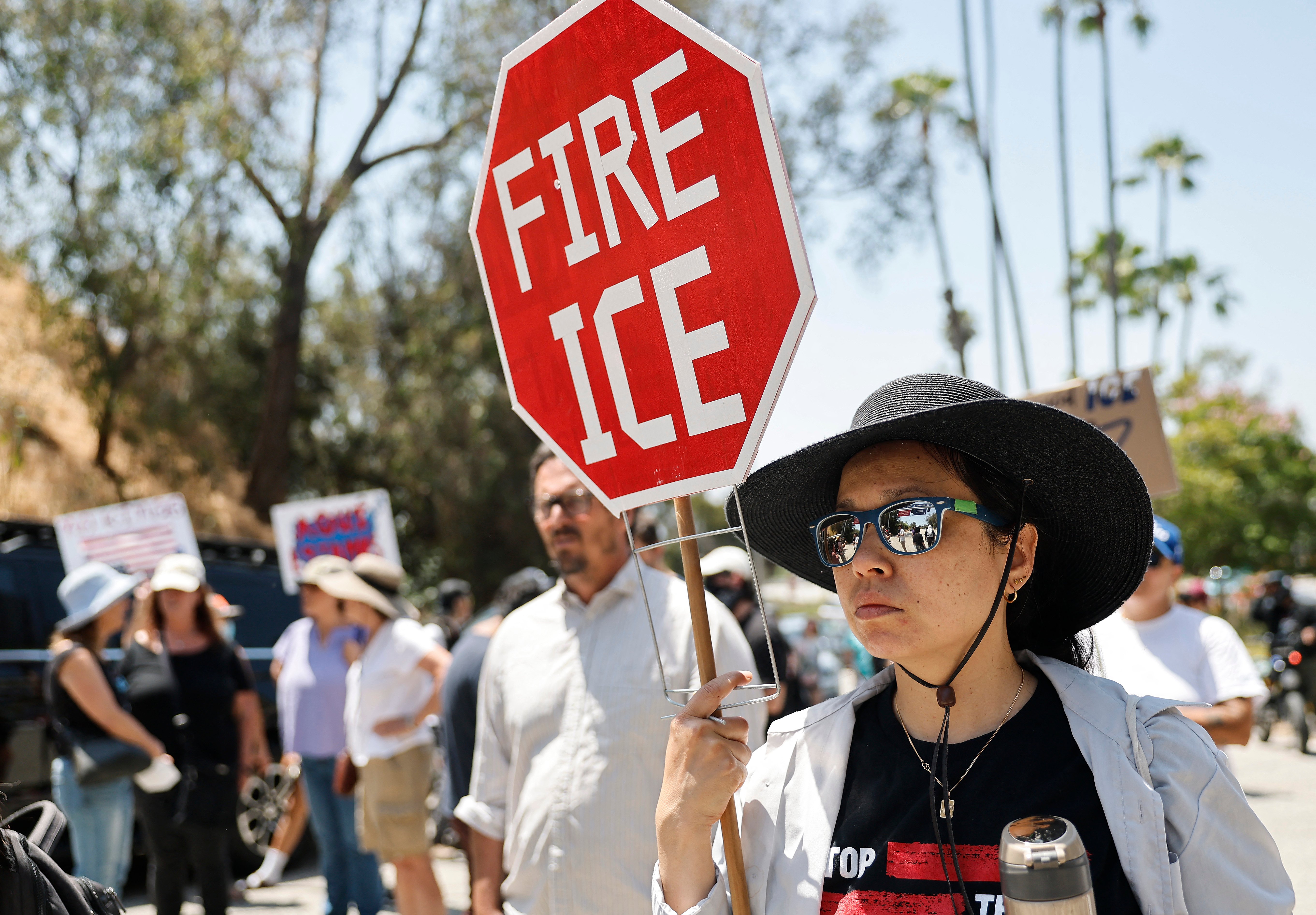 ICE agents barred from Dodgers’ arena