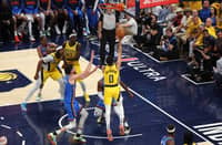 PACERS PACK A PUNCH:
Indiana turns up the heat and sends the Finals to a sizzling Game 7 after clobbering OKC in Game 6!