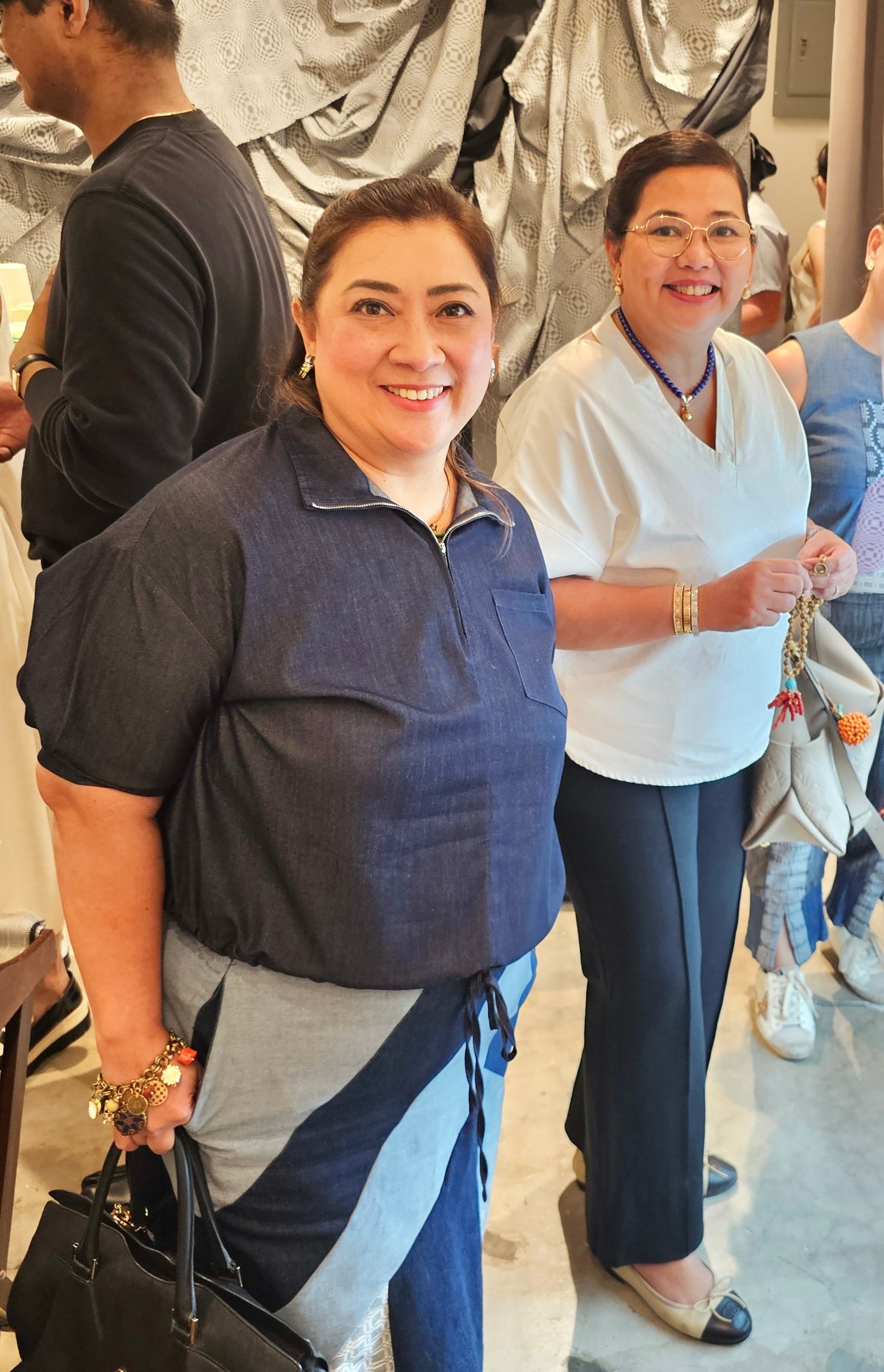 Dr. Carmela Bingcang and Letlet Cruz.