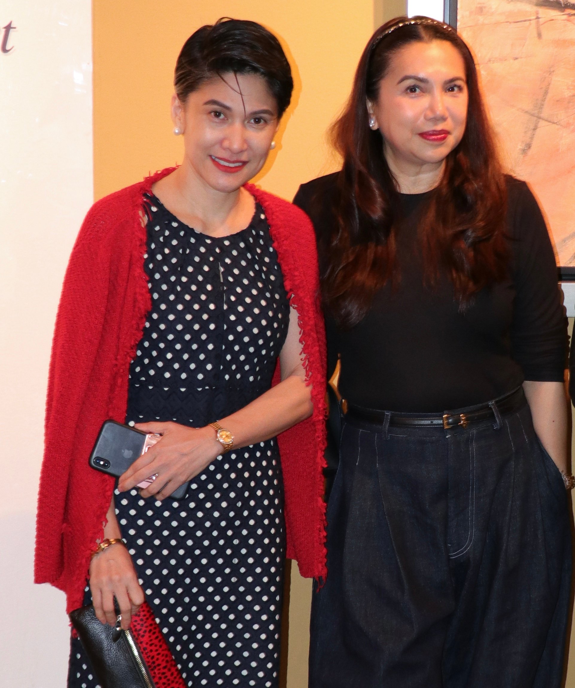 Marion Salonga and Barbie Pardo Tiangco.