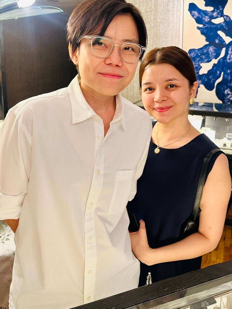 Kristine Lim and Shark Tanael.