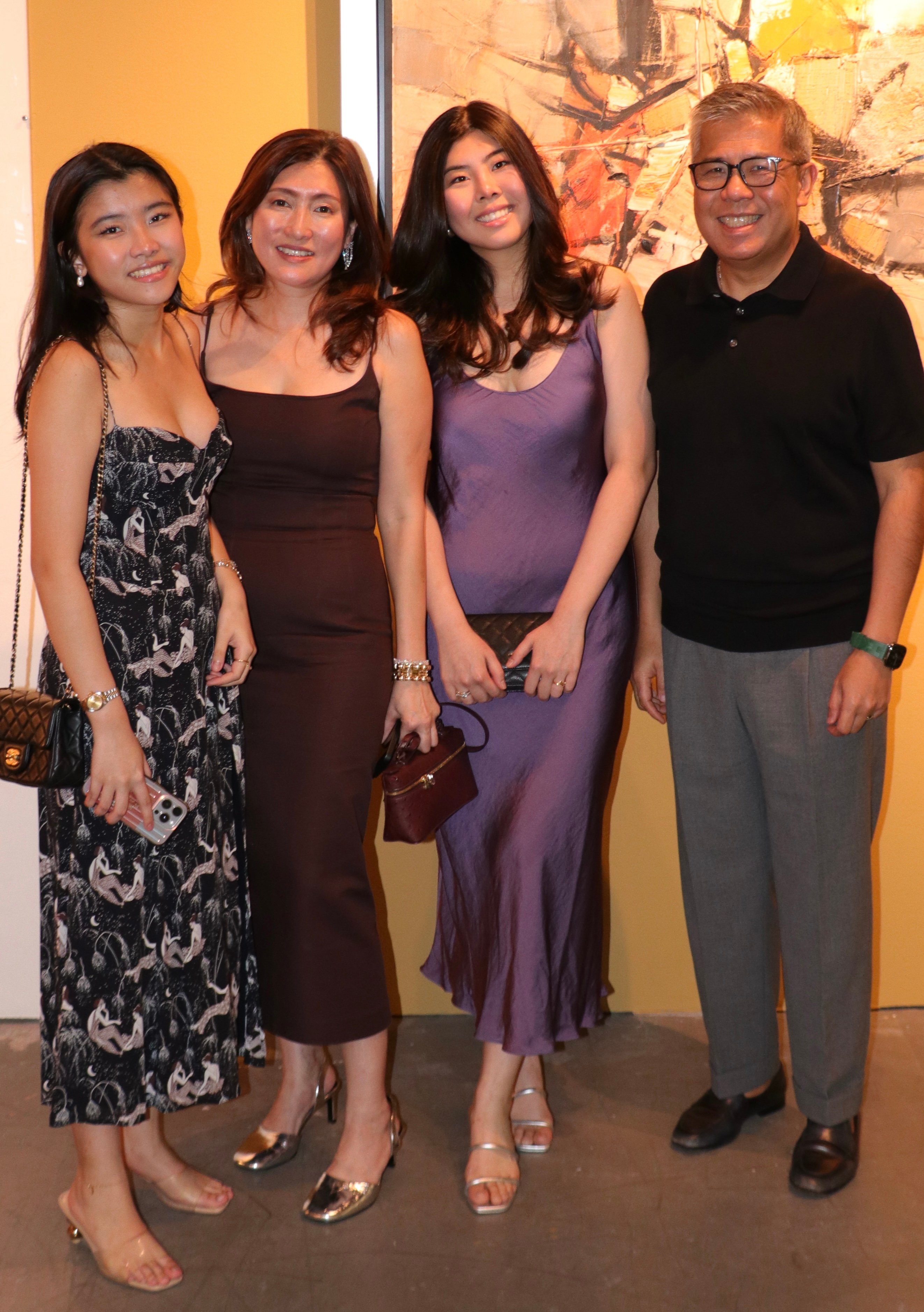 Mischa Cabangon, Carol Cabangon, Amarra Cabangon and Jun Cabangon.