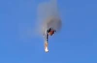Hot-air balloon catches fire, 8 die