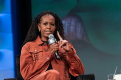 Michelle Obama says she's 'glad' she didn't have a son