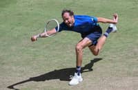 DANIIL Medvedev showcases his skills in bringing down home bet Alexander Zverev in the semifinals of the Halle Open at the OWL Arena in Halle, Germany.