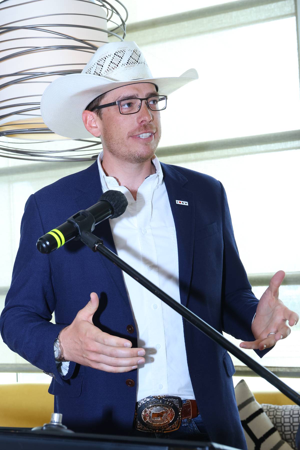 Brodie Haugan, a multi-generational cattle producer represented Alberta’s ranching community.