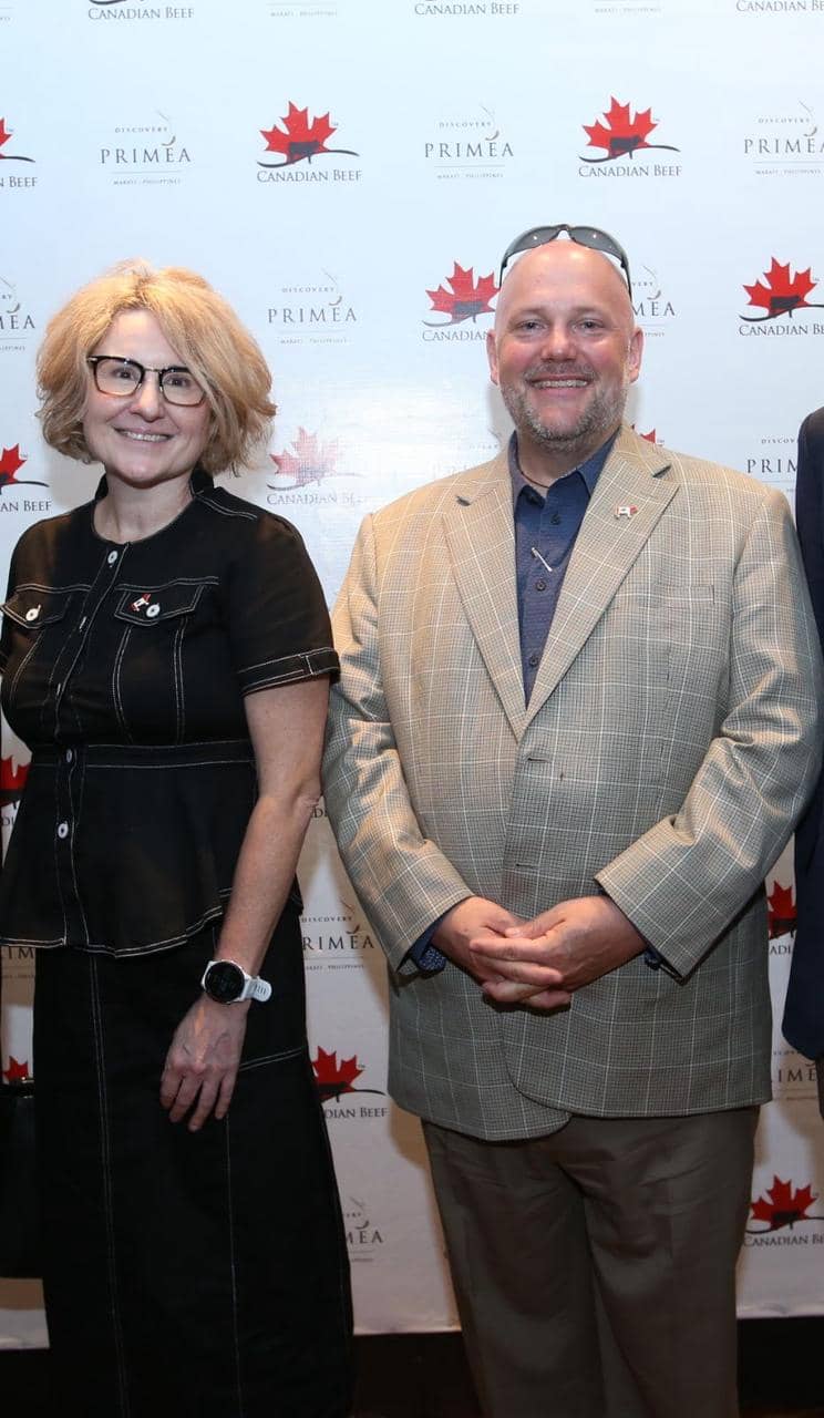 Diedrah Kelly and Guy Boileau from the Canadian Embassy.