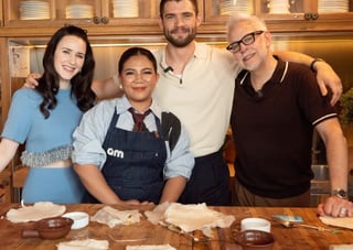 'Lumpia Queen' meets Superman stars
