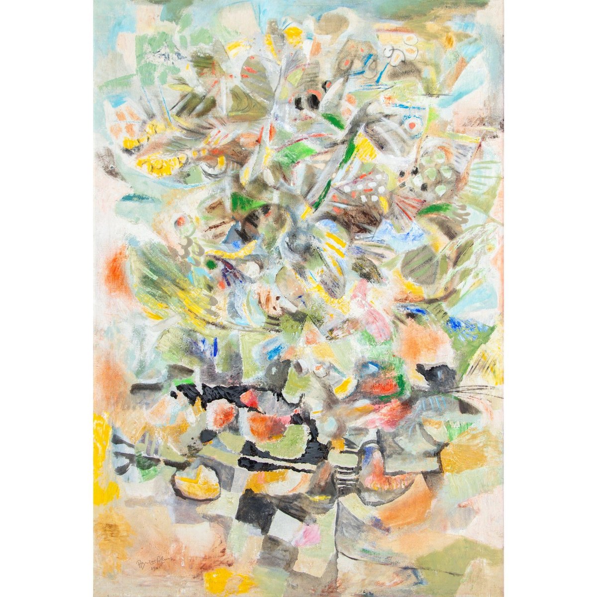 Federico Aguilar Alcuaz’s abstraction titled ‘Florero’ sold at P3,270,400.