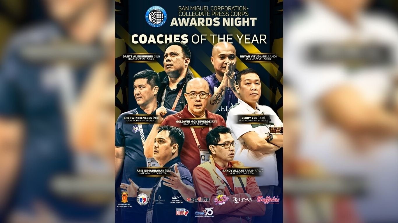 Scribes recognize UP, Mapua coaches