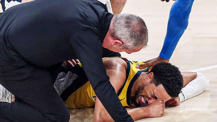 Indiana’s Tyrese Haliburton limps out of Game 7 with injury