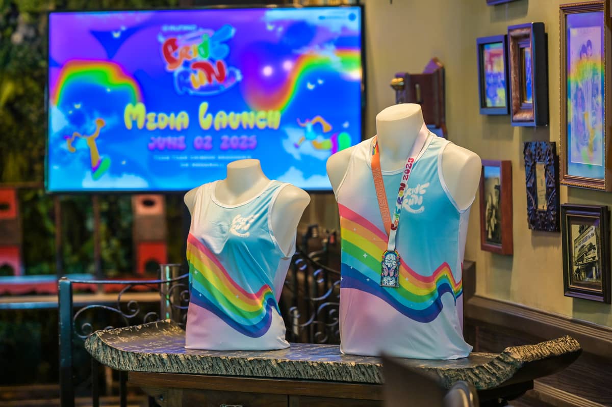 Pride Run race singlets.