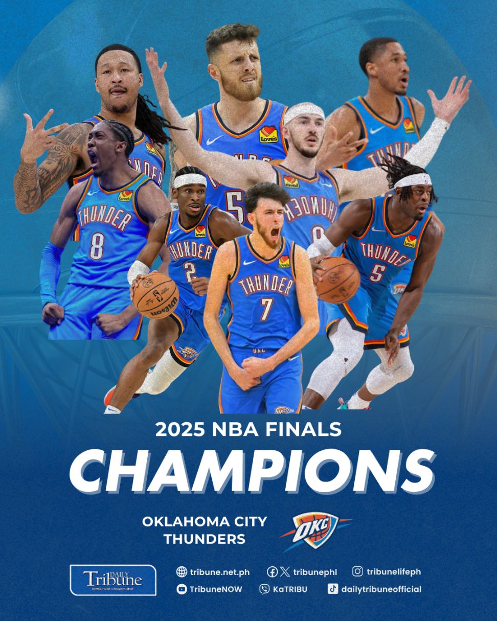 Thunder beat Pacers to clinch first NBA Finals crown
