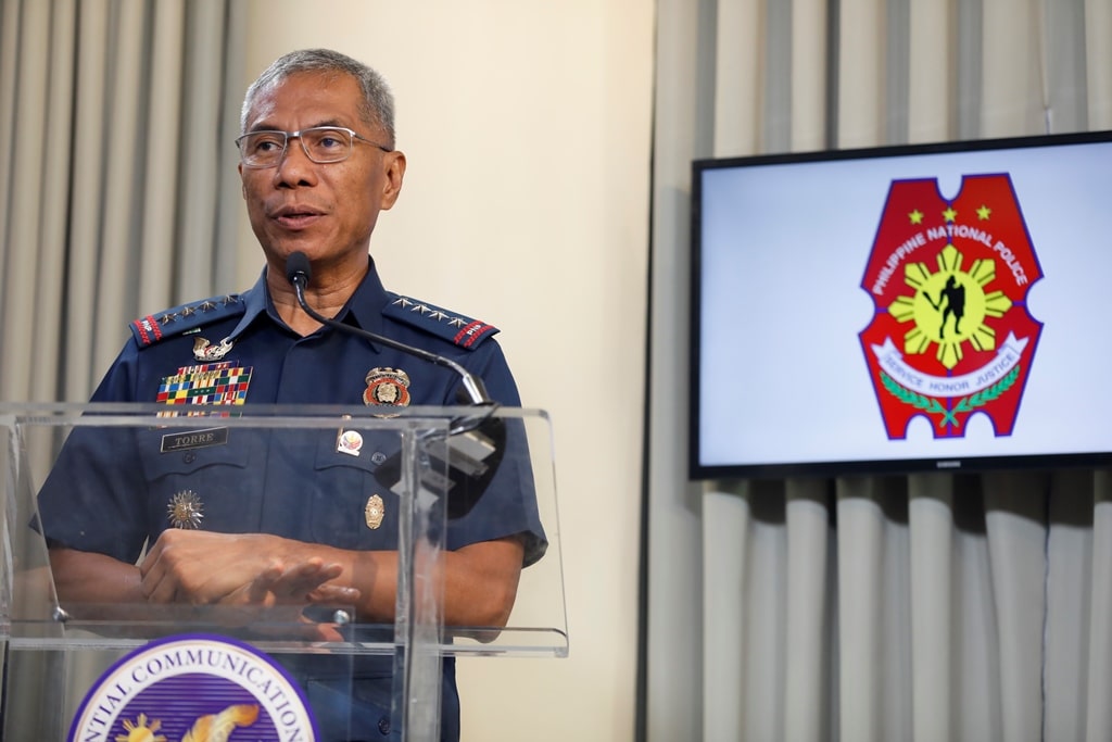 Torre relieved as PNP Chief — Bersamin