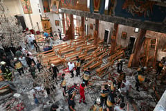 Damascus church suicide attack kills 22
