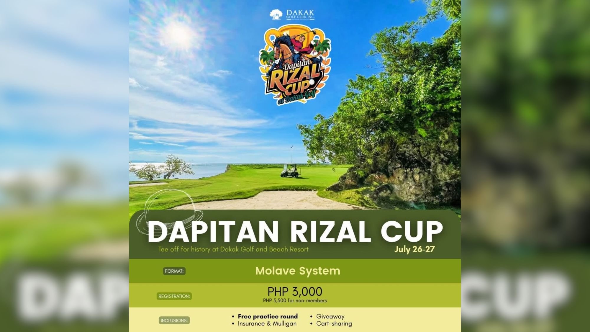 Swing for history at the Dapitan Rizal Cup