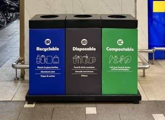 SUPPORTING sustainability goals, the SM Store’s Recyclable, Disposable, Composable (RDC) bins guide shoppers in disposing of waste responsibly.