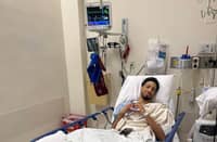 TYRESE Haliburton of the Indiana Pacers recovers after undergoing surgery to repair the torn Achilles that he suffered during Game 7 of their NBA Finals series against the Oklahoma City Thunder.