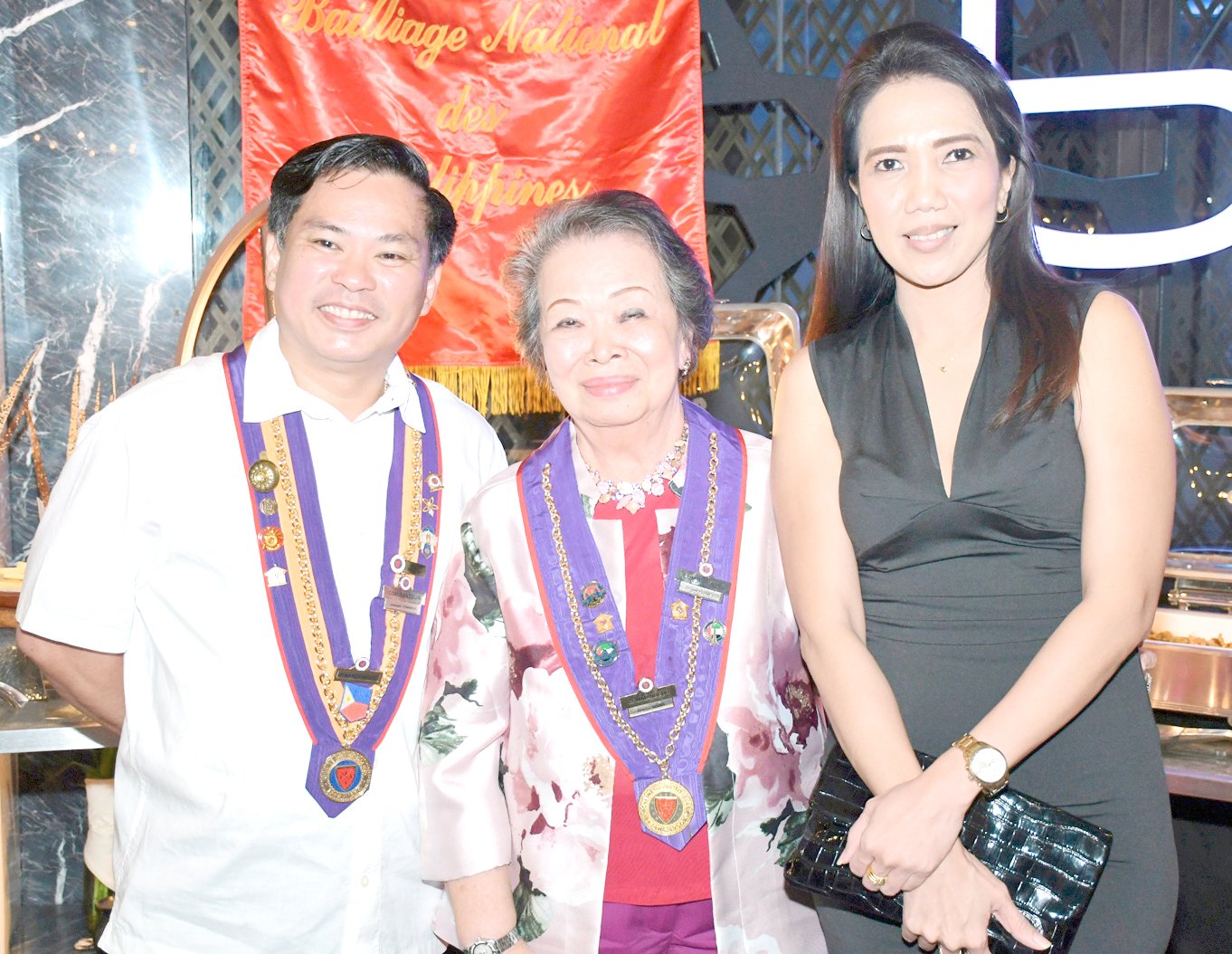 Savoy Hotel’s Joward Tongco, Doctor Vivina Chiu and Fierlyn Decasa of Waterfront Hotel Cebu.