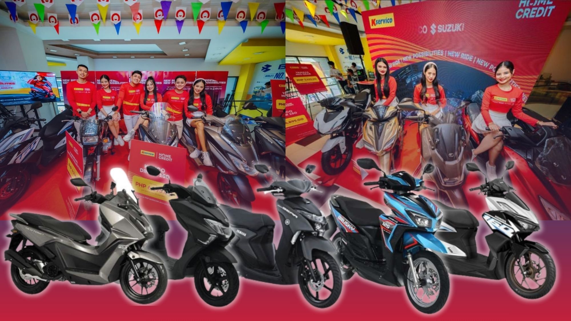 Own a motorcycle for as low as P108/day through Home Credit